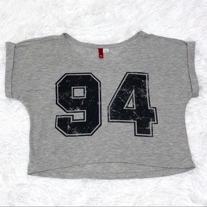 H&M Oversized Crop Top